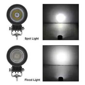 Фара для мотоцикла ATV 4WD AWD 4X4 Off Road Driving Lamp LED Motorcycle Spotlight Flood Light 2 Inch LED Work Light 1 шт. 10 Вт Spotlight