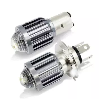 Фара для мотоцикла H4 H6 12 В светодиодная фара для дальнего/ближнего света 12000 лм супер яркая противотуманная фара для скутеров и автомото