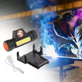 Фара для сварочной каски, фонарик с держателем, рабочий фонарь с автоматическим затемнением, сильный свет