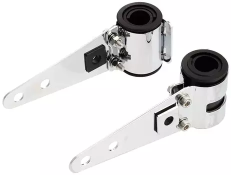 Фара мотоцикла Kijima Headlight Stay Custom Long Type стальная пластина 27-39 мм 205-0271