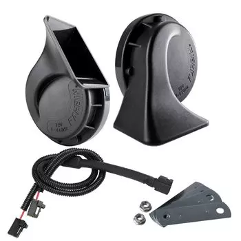 FARBIN Horn 12V Universal Twin Tone Horn Toyota Exclusive Branch Connector Conversion Cable 2 шт. Материал ABS 120 дБ Спиральный мощный звук + 2-полосный