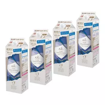 Farfa Концентрированный кондиционер для белья Fine Fragrance Homme Refill Eco Pack Extra Large Crystal Musk Scent Set of 4 (1500ml)