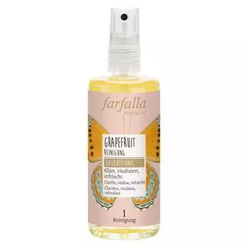 Farfalla Грейпфрутовый очищающий тоник-спрей для лица 100 мл