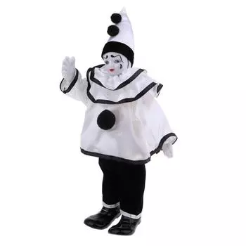 Фарфоровая кукла-клоун для детей, игрушка, подарки, Хэллоуин, Рождество, домашний декор #4