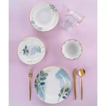 Фарфоровый обеденный сервиз Acar Dakota, 24 предмета на 6 персон 05531