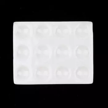 Фарфоровый реакционный многоразовый, 12 шт.