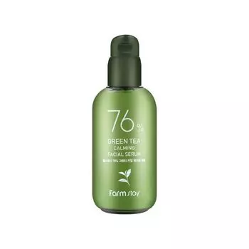 Farm Stay 76% Green Tea Calming Facial Serum 100ml AUTHENTIC STORE