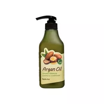 FARM STAY Argan Oil Complete Volume Up Shampoo & Conditioner 530мл 1pcs