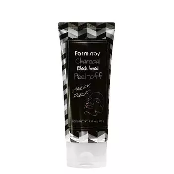 Farm Stay Charcoal Black Head Peel-Off Mask Pack 100gr AUTHENTIC STORE