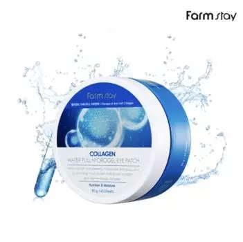 FARM STAY Collagen Water Full Hydrogel Eye Patch 90g (3 варианта) 1pcs