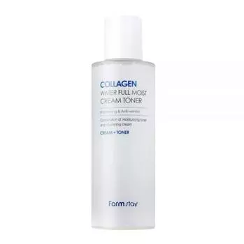 FARM STAY Collagen Water Full Moist Cream Toner 210ml - Увлажняющий крем-тоник с коллагеном (3 варианта) 1pcs