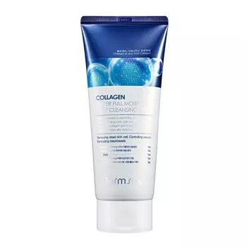 Farm Stay Collagen Water Full Moist Deep Cleansing Foam 180ml AUTHENTIC STORE