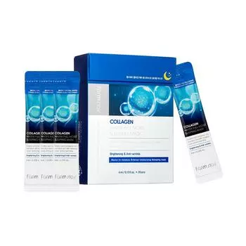 FARM STAY Collagen Water Full Moist Ночная маска 4 мл x 20 шт.