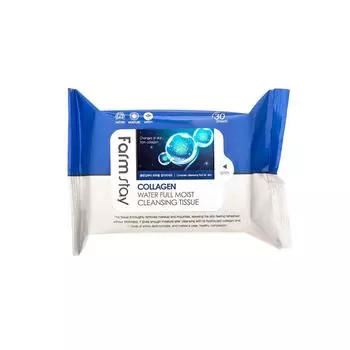 FARM STAY Collagen Water Full Moist очищающие салфетки 30 листов x 3 шт. 30sheets x 3pcs