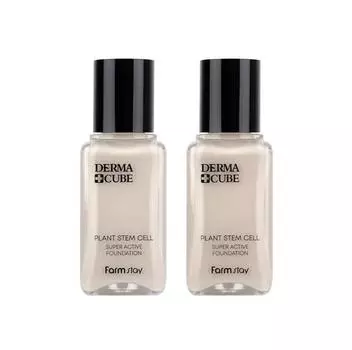 FARM STAY Dermacube Суперактивная основа со стволовыми клетками растений 50 мл / 1,69 жидких унций - 2 цвета