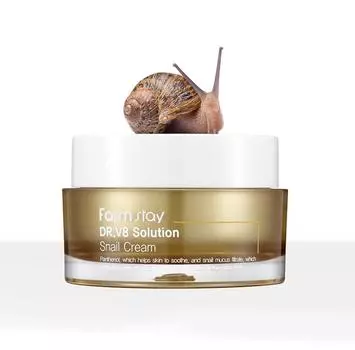FARM STAY Dr. V8 Solution Крем для улиток 50 мл (3 варианта) 1pcs