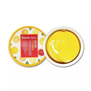 Farm Stay Dr.V8 Vitamin Hydrogel Eye Patch 60ea AUTHENTIC STORE