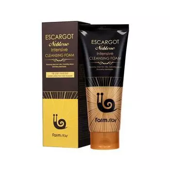 FARM STAY Escargot Noblesse Intensive Cleansing Foam 180ml - пенка для умывания