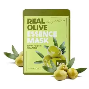 FARM STAY Маска с эссенцией оливы Real Olive 23мл х 10шт