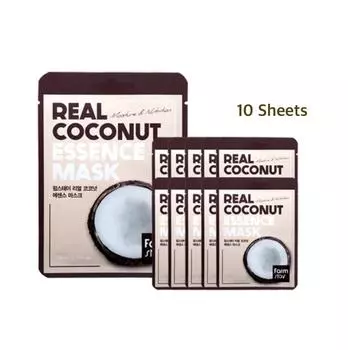 FARM STAY Маска с кокосовой эссенцией 23 мл (3 варианта) 10sheets