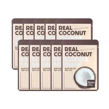 FARM STAY Маска с натуральной кокосовой эссенцией 23 мл x 10 шт.