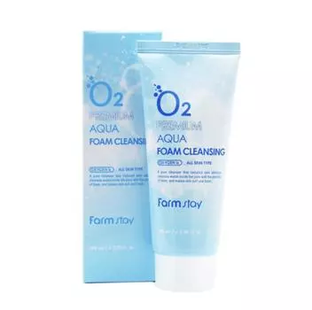 FARM STAY O2 Premium Aqua Пенка для умывания 100 мл (3 варианта) 1pcs