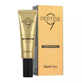 FARM STAY Peptide9 Super Vitalizing Крем для кожи вокруг глаз 50 мл (3 варианта) 1pcs