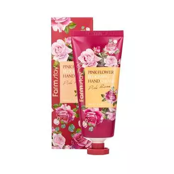 FARM STAY Pink Flower Blooming Hand Cream Pink Rose 100мл 1pcs