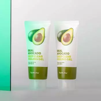 Farm Stay Real Avocado Deep Clear Пилинг-гель 100 мл (2 куска)
