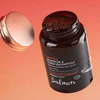 FARM STAY Salmon Oil & Peptide Vital Ampoule 250 мл