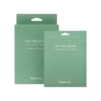 Farm Stay Tea Tree Biome Успокаивающая маска 25мл (3 варианта) #10PCS