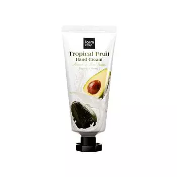 FARM STAY Tropical Fruit Hand Cream Moist Full Avocado & Shea Butter 50ml Увлажняющий крем для рук с тропическими фруктами и маслом ши 1pcs
