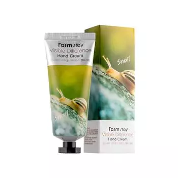 FARM STAY Visible Difference Hand Cream Snail 100ml - крем для рук с улиткой 1pcs