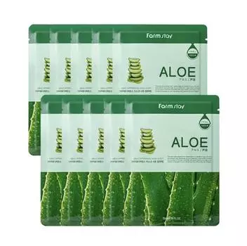 FARM STAY Visible Difference Mask Pack Алоэ 23 мл (3 варианта) 10sheets