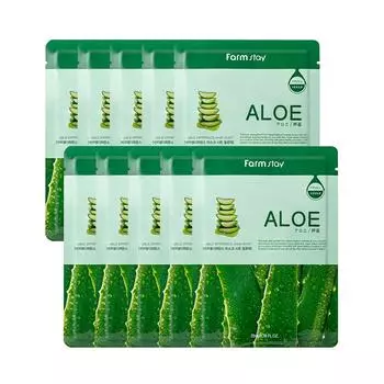 FARM STAY Visible Difference Mask Pack Aloe 23 мл x 10 листов 10sheets