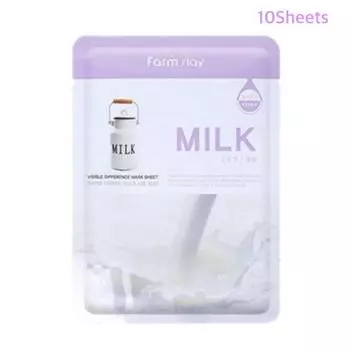 FARM STAY Visible Difference Mask Pack Молоко 23 мл (3 варианта) 10 sheets