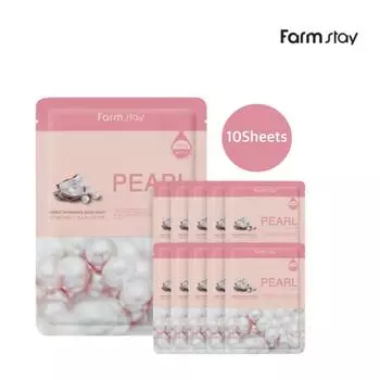 FARM STAY Visible Difference Mask Pack Жемчужная 23 мл (3 варианта) 10 sheets