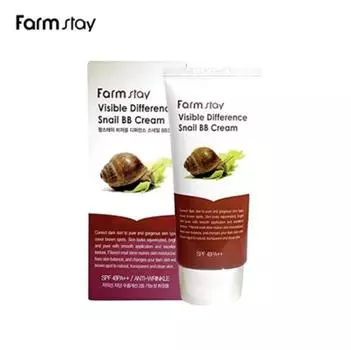 Farm Stay Visible Difference Snail BB Cream SPF40 PA++ 50 г (3 варианта) 1pcs