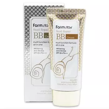 [FARM STAY] Восстанавливающий BB-крем с муцином улитки и SPF50+/PA+++, 50г 1pcs