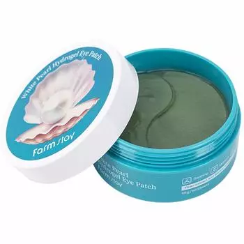 Farm Stay White Pearl Hydrogel Eye Patch 60ea AUTHENTIC STORE