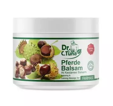 Farmasi Бальзам из конского каштана - Мятный ментол - Успокаивающий массажный гель - Расслабление мышц - Бальзам Pferde - Травяной массаж