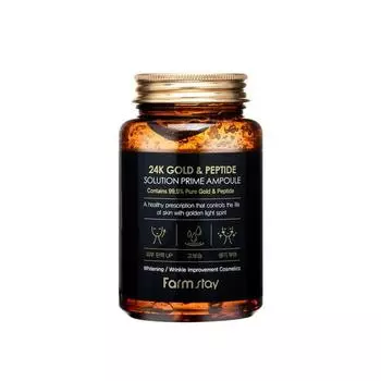 FARMSTAY 24K Gold Peptide Solution Prime Ампула 250 мл 1 PCS