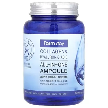 Farmstay, All-in-One Ampoule, Collagen and Hyaluronic Acid, 8.45 fl oz (250 ml)