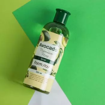 FARMSTAY AVOCADO PREMIUM PORE TONER, Увлажнение, Корейская косметика, Kbeauty, образец
