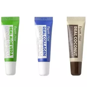 [Farmstay] Бальзам для губ с натуральным коллагеном, алоэ вера и кокосом, 10 мл Aloe Vera