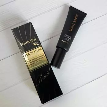 FARMSTAY BLACK SNAIL PREMIUM EYE CREAM, Антивозрастной, Kbeauty, Корейская косметика, образец