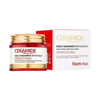 Farmstay Ceramide Daily Восстанавливающий бальзам для сияния кожи 80г Питательный