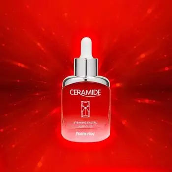 FARMSTAY CERAMIDE FIRMING FACIAL AMPOULE, Увлажнение, Корейская косметика, Kbeauty, образец