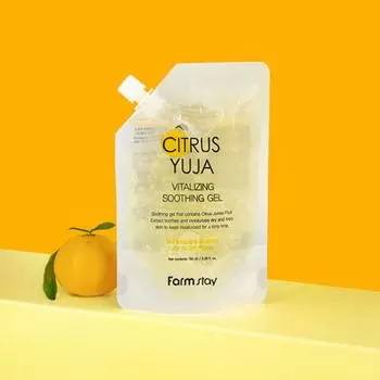 Farmstay Citrus Yuja Vitaalizing успокаивающий гель (3 варианта) 1PCS