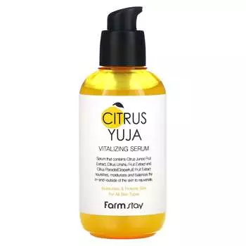 Farmstay, Citrus Yuzu, восстанавливающая сыворотка, 100 мл (3,38 жидких унций)